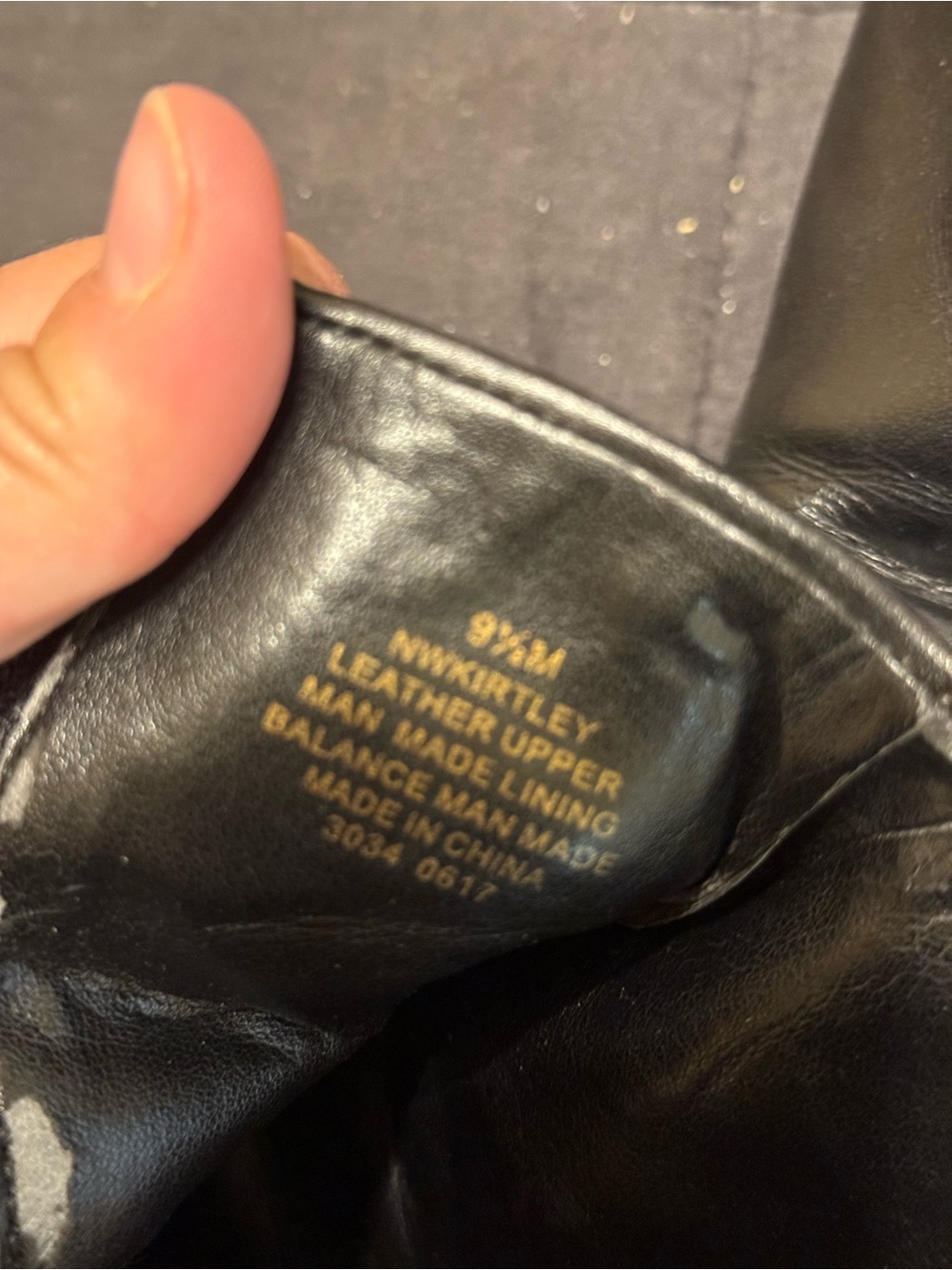 Nine West Black Leather Ankle Boots with Gold Button Detail - Picture 5 of 6